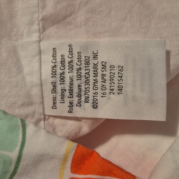 Gymboree girls size 4T Fruit Punch sun dress orange, lemon & lime design VGUC - Picture 5 of 5